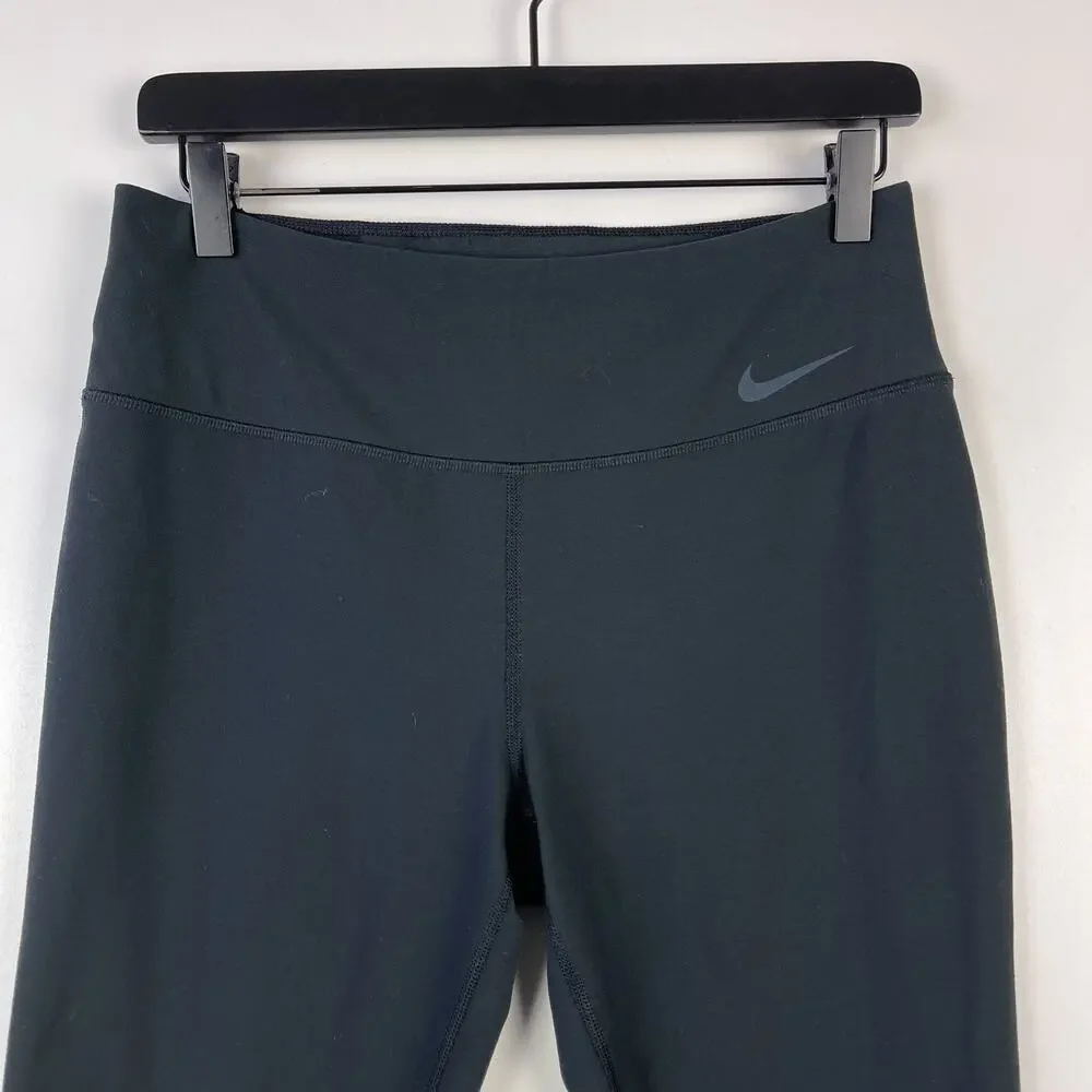 Nike Dri-Fit Womens Power Legend Capri Tights High Rise Black 21
